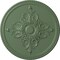 Ekena Millwork Milton Ceiling Medallion (Fits Canopies up to 7 7/8"), 40 5/8"OD x 1 3/4"P, Athenian Green CM40MIAGF - alternate 1